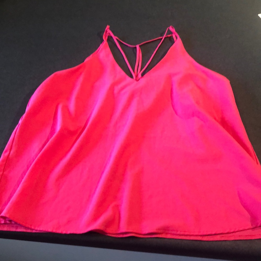 Hot pink tank top